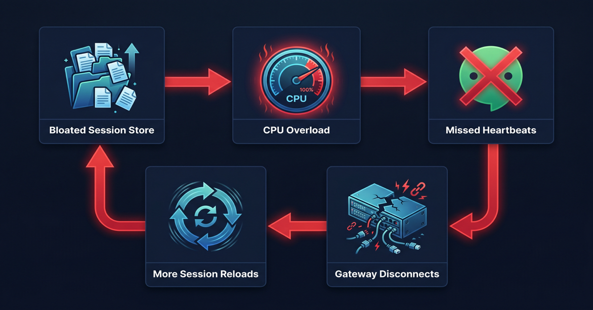 OpenClaw integration setup feedback loop diagram showing agent-gateway communication flow